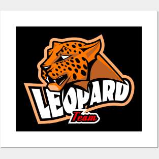 leopard team Posters and Art